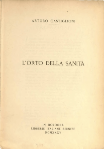 l`orto della sanità