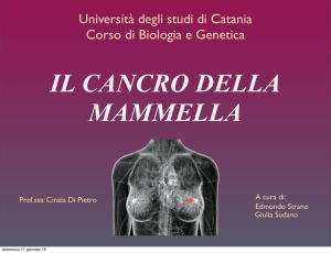 Università degli studi di Catania Corso di Biologia e Genetica