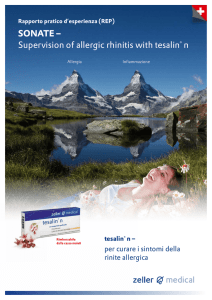 SONATE – Supervision of allergic rhinitis with