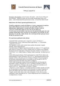 XVII per annum B rn - Comunità Pastorale Ascensione – Monza