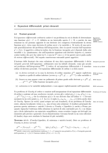 Equazioni differenziali di base (NOTE)