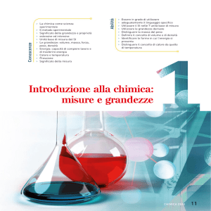Introduzione alla chimica: misure e grandezze