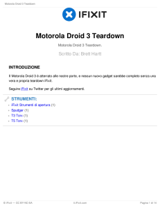 Motorola Droid 3 Teardown
