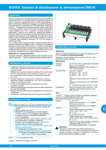 Sistema di distribuzione di alimentazione SVS18 6