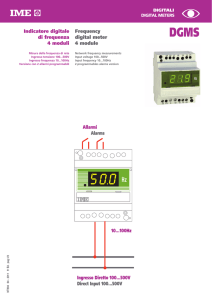 Indicatore digitale di frequenza 4 moduli Frequency digital meter 4
