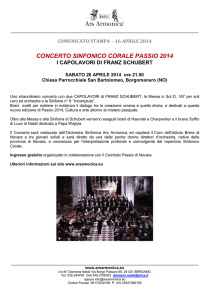 Aprile 2014 - ORCHESTRA ARS ARMONICA