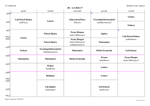 1H - A.S.2016-17 Lab.FisicaChimica LabFisica Lettere Tedesco
