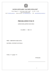 IV - Liceo classico "Jacopo Stellini"