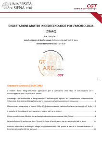 dissertazione master in geotecnologie per l`archeologia (gtarc)