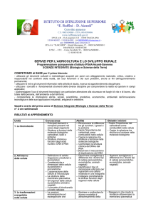 SCIENZE INTEGRATE (Biologia e Scienze della Terra)_agricoltura