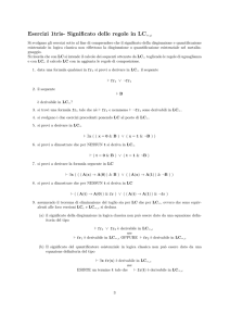 Esercizi 1tris- Significato delle regole in LC=,c