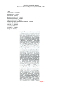 1 Fabietti U., Remotti F., (a cura), Dizionario di Antropologia
