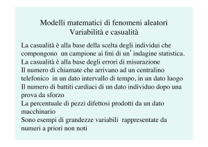 lezione28-29:Variabili aleatorie discrete(15 e 18--04-13)