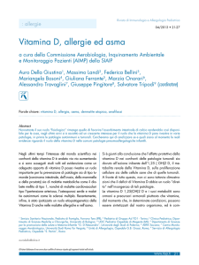 Scarica il PDF - Rivista di immunologia e allergologia pediatrica