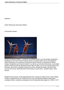 Ashton-Ratmansky alla Scala di MIlano