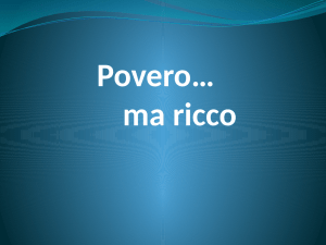 Povero… ma ricco (slides della presentazione in pdf)
