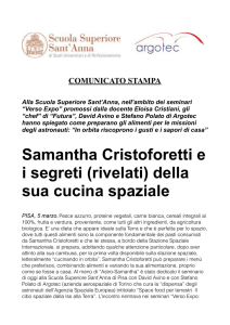 Samantha Cristoforetti e i segreti (rivelati)