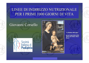 Corsello - Società Italiana di Pediatria Preventiva e Sociale