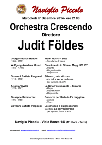 PDF | Orchestra Crescendo. Direttore Judit Földes