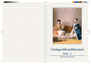 Catalogo delle pubblicazioni 2014