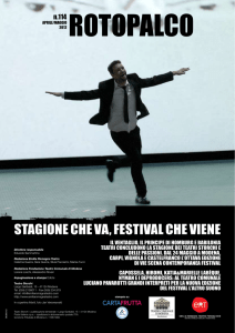 StaGIoNE cHE Va, FEStIVal cHE VIENE - produzioni ert