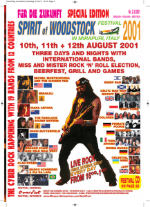 2001 PDF - Spirit of Woodstock Festival
