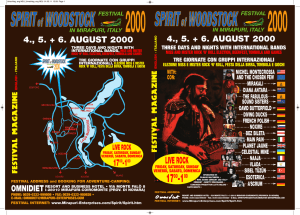 discography - Spirit of Woodstock Festival