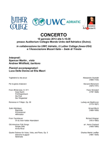 Concerto - Associazione Mozart Italia