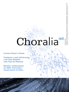 Choralia n. 62 - dic 2010 - Unione Società Corali del Friuli Venezia