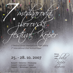 7. Zborovski festival Koper