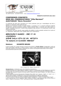 conservatorio di musica - Conservatorio Giacomo Puccini