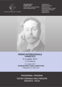 Premio internazionale pianistico "A. Scriabin"