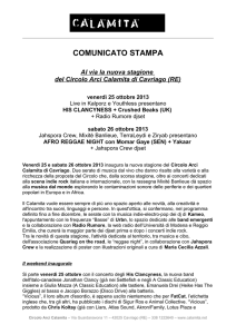 comunicato stampa - Arci Reggio Emilia