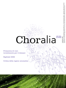 Choralia n. 53 - set 2008 - Unione Società Corali del Friuli Venezia