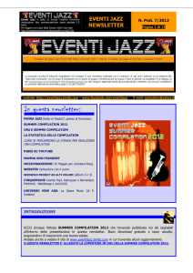 eventi jazz newsletter