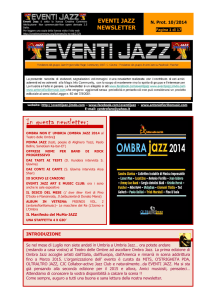 eventi jazz newsletter