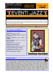 eventi jazz newsletter