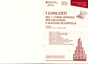 i concerti - Alessandro Licata