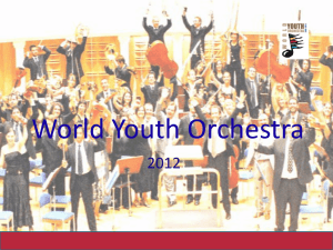 World Youth Orchestra China Tour