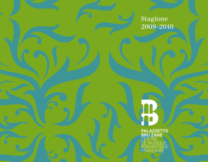 Brochure stagione 2009 – 2010