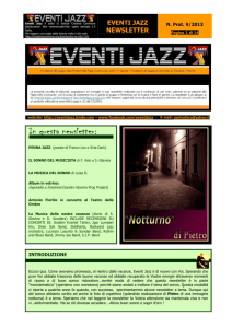 eventi jazz newsletter