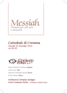 Libretto di sala - Diocesi di Cremona