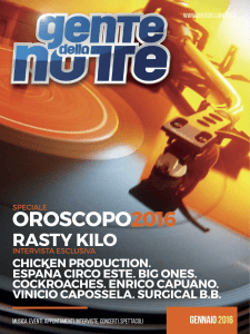 oroscopo2016 - GENTE della NOTTE