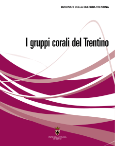 I gruppi corali del Trentino
