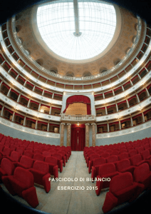 Bilancio 2015 - Teatro Goldoni Livorno