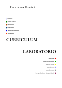 curriculum - laboratorio