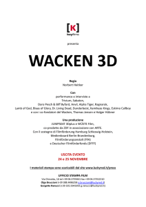 wacken 3d - Appuntamento al Cinema
