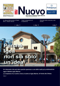 Perchè Igea non sia solo un`idea - Il Nuovo giornale di Bellaria Igea