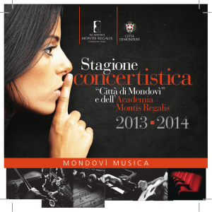 concertistica - Academia Montis Regalis