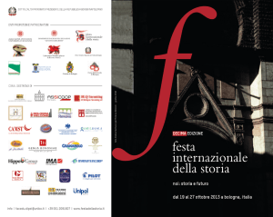 programma Festa della storia